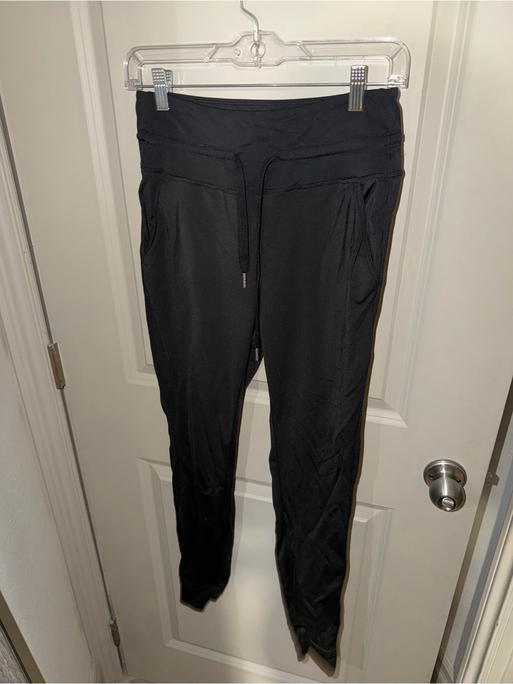 Black Drawstring Halara Athletic Joggers